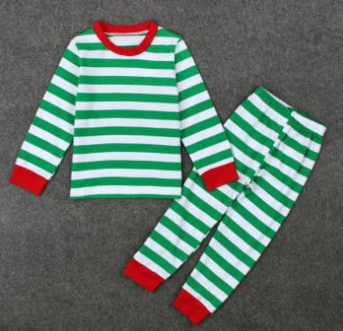 Christmas Rompers Striped Pajamas Sleepwear Romper