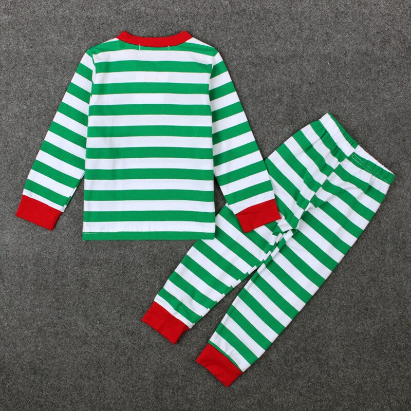 Christmas Rompers Striped Pajamas Sleepwear Romper