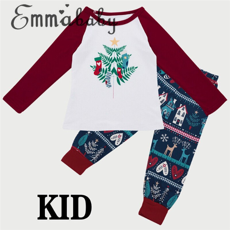 Family Matching Christmas Pajamas Mother Daughter